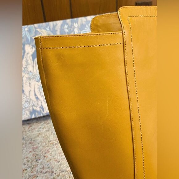 ULLA JOHNSON Adler Leather Buckle Knee High Boots size 37 - Picture 7 of 15